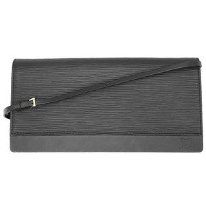Louis Vuitton Epi Honfleur Shoulder Wallet Bag noir